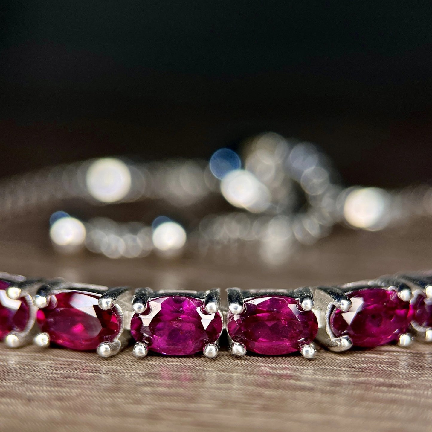 Natural Grape Garnet Bracelet