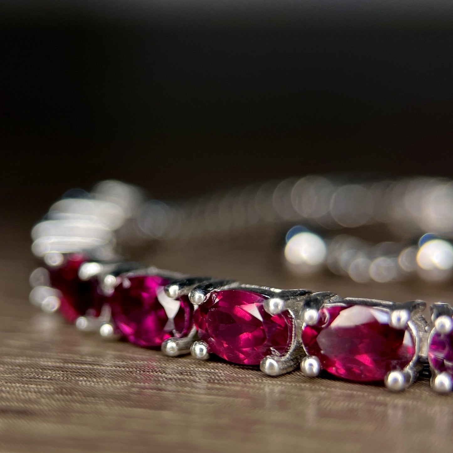 Natural Grape Garnet Bracelet