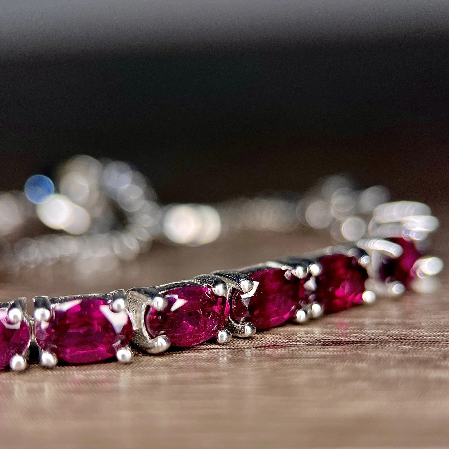 Natural Grape Garnet Bracelet