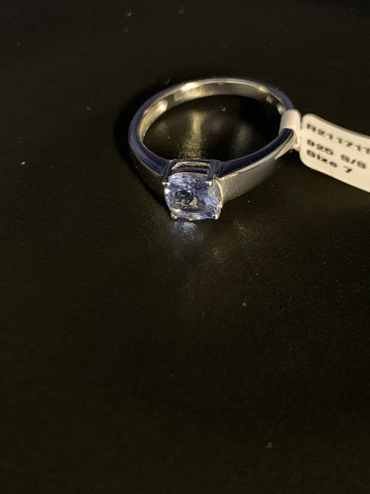 Tanzanite Solitaire Ring