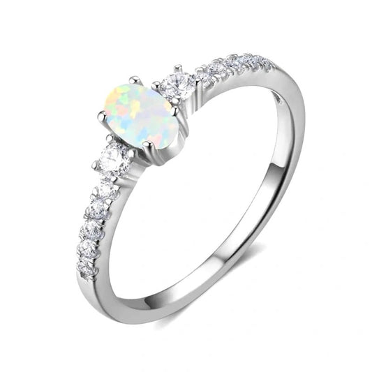 Opal Sparkle Ring