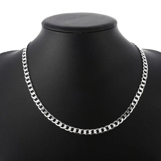 Beautiful Sterling Silver 6mm Neck Chain - 50cm