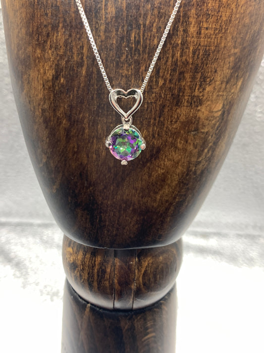 Beautiful Mystic Topaz Neckless